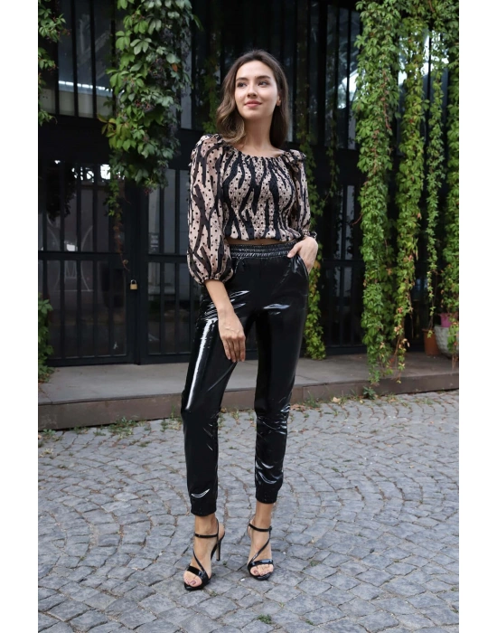 Madonna Yaka Crop Bluz - BEJ