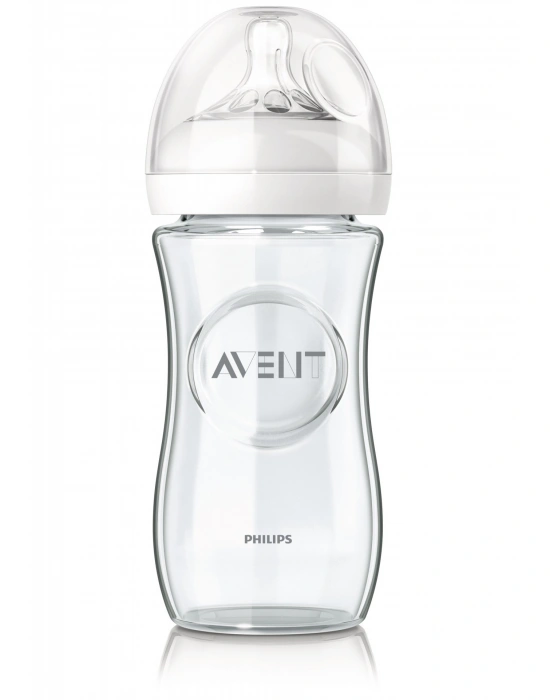 Philips Avent Natural Güvenli Cam Biberon 240ml 0+Ay 8710103876236