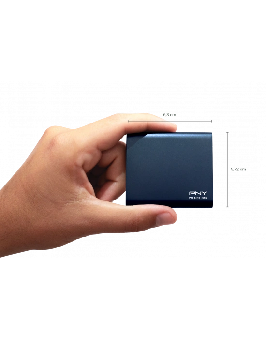 PNY Pro Elite Mavi 250 GB 880/900MB/s USB 3.2 Gen 2 Type-C Taşınabilir SSD (PSD0CS2060NB-250-RB)