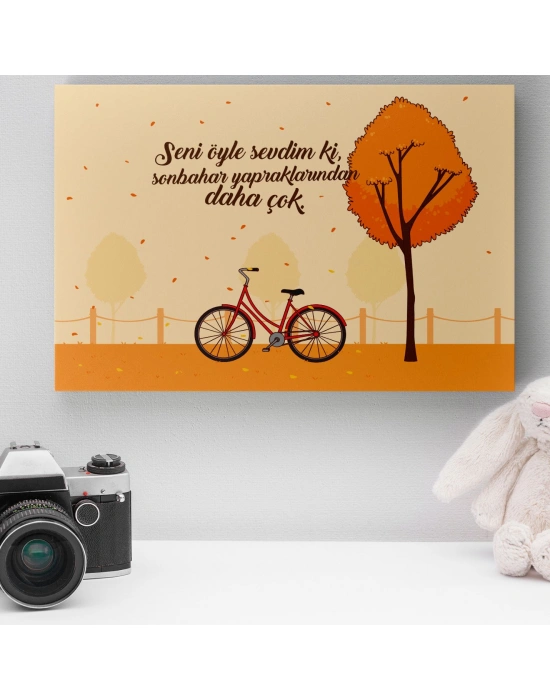 Romantik Tasarımlı Mini Kanvas Tablo - No14