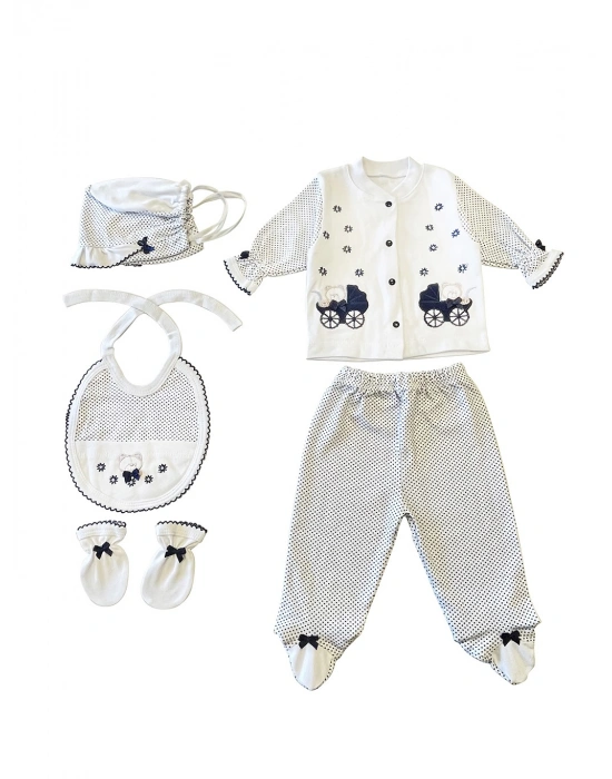 Sema Bebe 5li Set - Mavi