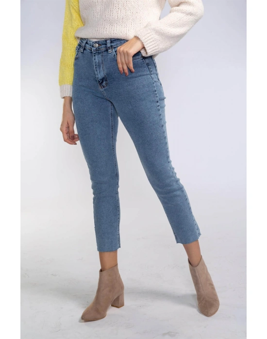 Slim Fit Jean Pantolon-MAVİ