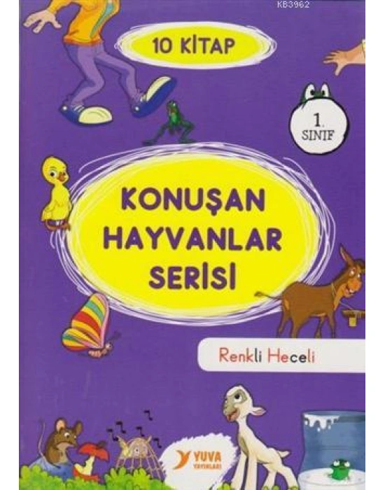 Yuva 1. Sinif Konuşan Hayvanlar Serisi Renkli Hece