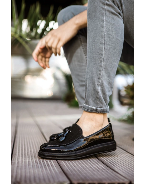 CH002 Rugan ST Erkek Ayakkabı SIYAH