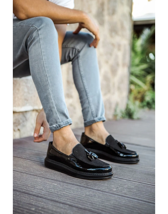 CH002 Rugan ST Erkek Ayakkabı SIYAH