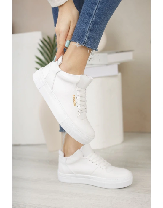 CH004 BT Kadın Ayakkabı BEYAZ