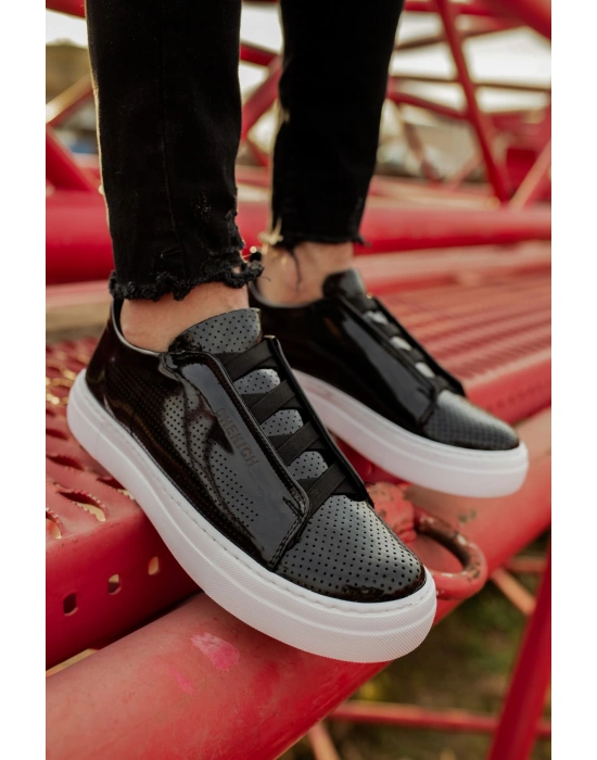 CH011 Rugan BT  Erkek Ayakkabı SIYAH