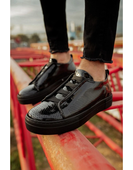 CH011 Rugan ST Erkek Ayakkabı SIYAH