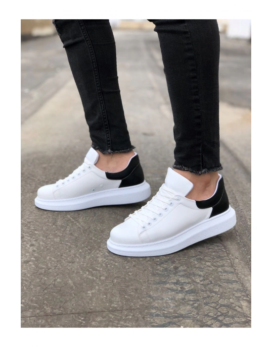 CH256 BT  Erkek Ayakkabı BEYAZ/SİYAH