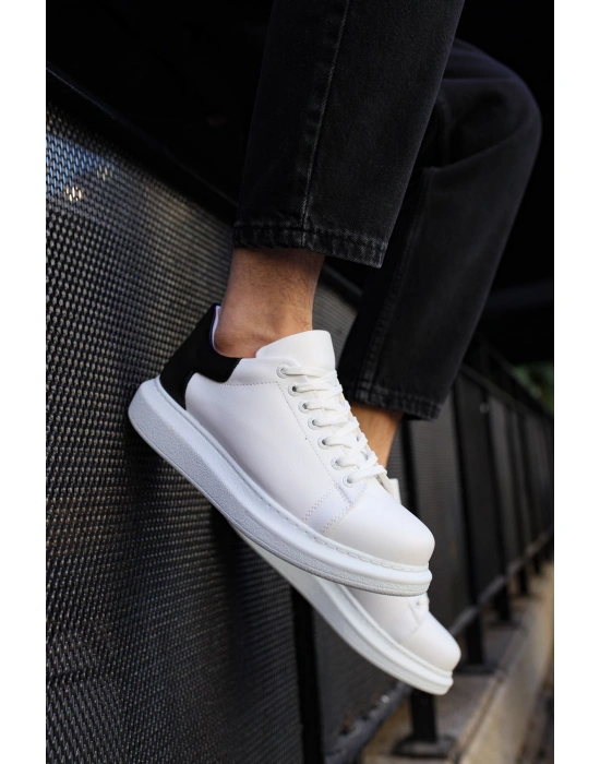 CH256 BT  Erkek Ayakkabı BEYAZ/SİYAH