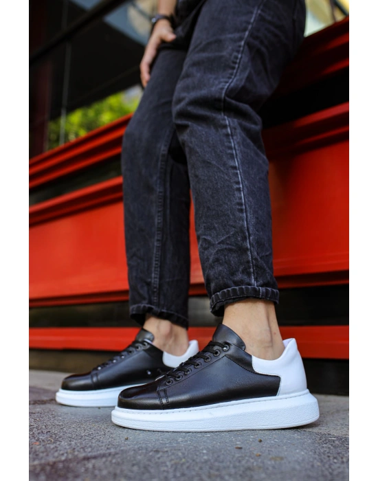 CH256 BT  Erkek Ayakkabı SİYAH/BEYAZ