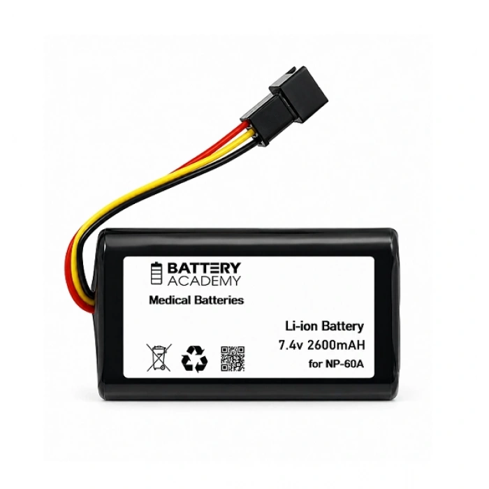 Medcaptain MP-60A 7.4V 2600mAh Li-ion Şırınga Pompası Bataryası