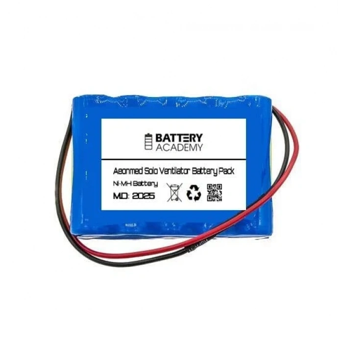 Aeonmed Solo Ventilatör 12V 2000mAh Ni-MH Medikal Batarya