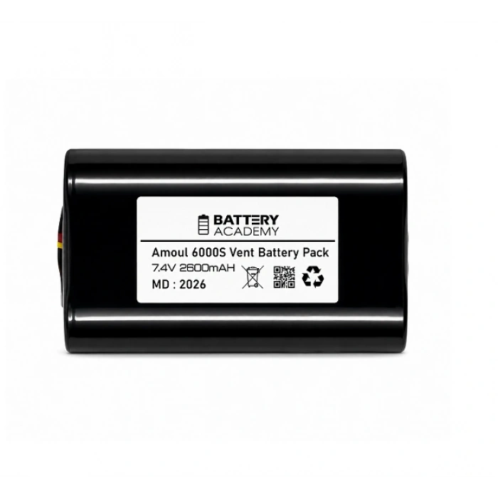 Amoul 6000S 7.4V 3000mAh Li-ion Ventilatör Medikal Batarya