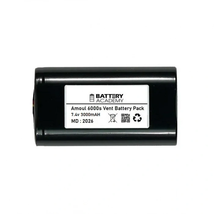Amoul 6000S Ventilatör Uyumlu 7.4V 3000mAh Li-ion Batarya