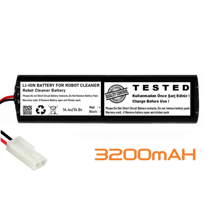 Arçelik RS9131 Batarya 14.4V 3200mAh Li-ion Robot Süpürge Pili