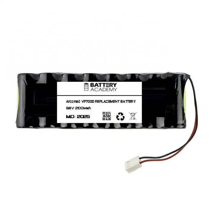 Arcomed Volumed VP7000 Uyumlu 9.6V Ni-MH Medikal Batarya