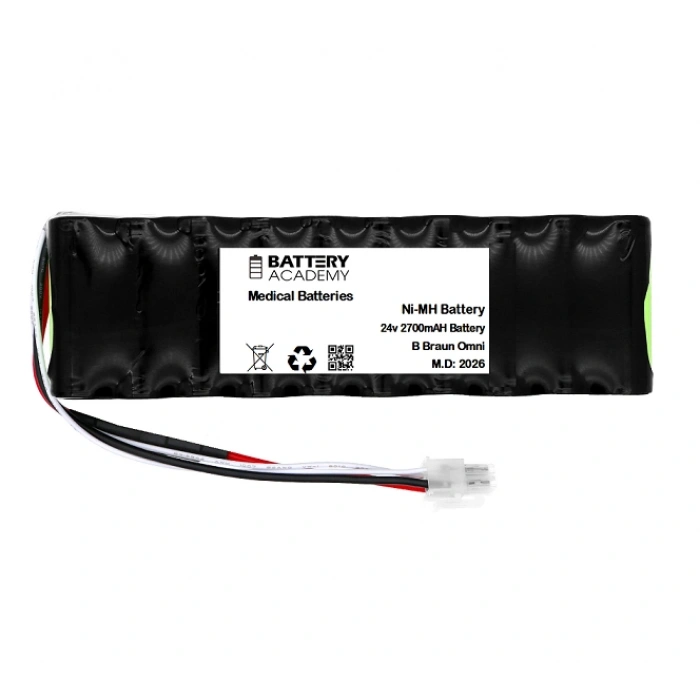 B. Braun OMNI Kan Arıtma Sistemi 24V 2700mAh Ni-MH Batarya