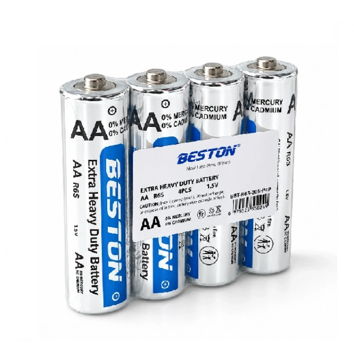 Beston 40’lı AA 1.5V R6 Çinko Karbon Kalem Pil