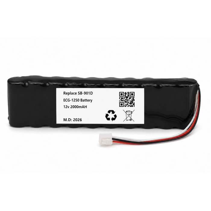Nihon Kohden ECG-1250K 12V 2000mAh EKG Medikal Batarya