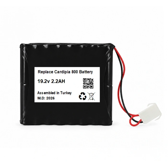 Trismed Cardipia 800 EKG için 19.2V 2.2Ah Ni-MH Batarya