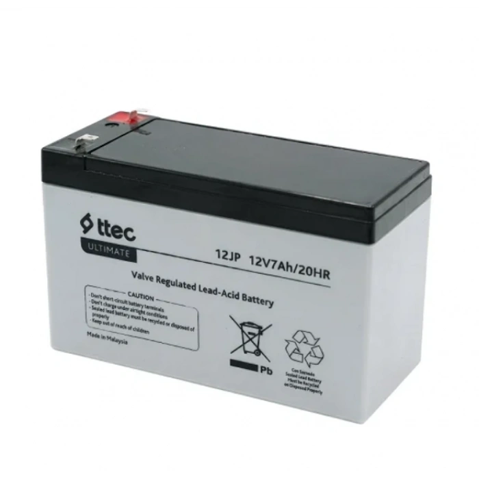 Ttec Ultimate 12V 7Ah Bakımsız Kuru Akü