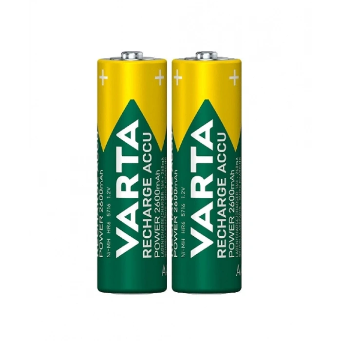 Varta 2600mAh AA Şarjlı Kalem Pil 2li Paket