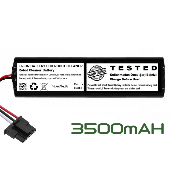 Viomi V2 Uyumlu 14.4V 3500mAh Li-ion Robot Süpürge Pili