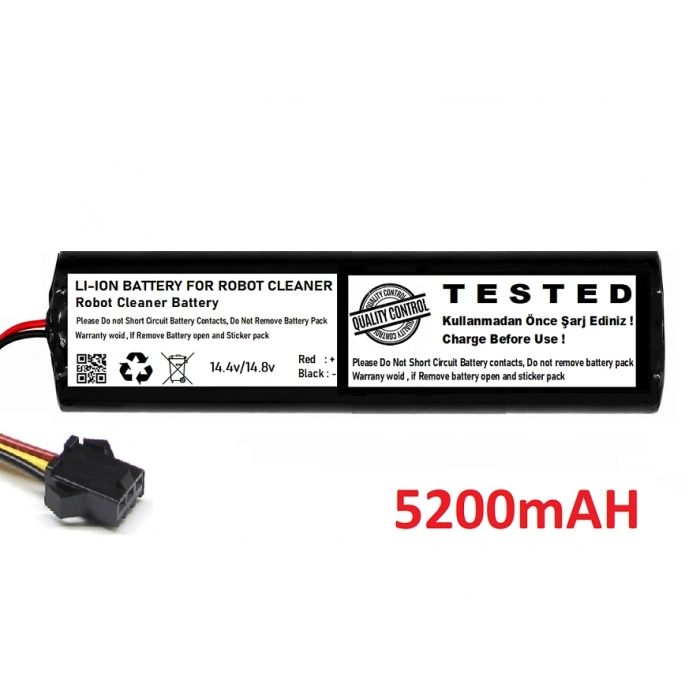 Lydsto W2 Plus Batarya 14.4V 5200mAh Li-ion Robot Süpürge Pili