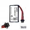 7.4V 18650 Li-ion 4lü Siyah Soketli 2800mAh Oyuncak Pili