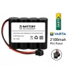 Varta Pilli 4.8V 2100mAh Ni-MH Siyah Soketli Oyuncak Araba Pili
