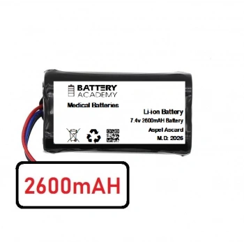 Aspel AsCard EKG Uyumlu 7.4V 2600mAh Li-ion Medikal Batarya