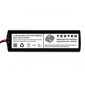 BEKO 9178020166 Uyumlu 14.4V 2600mAh Li-ion Şarjlı Süpürge Pili