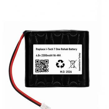 I-Tech T-ONE Rehab Uyumlu 4.8V 2300mAh Ni-MH Medikal Batarya