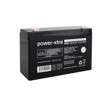 Power-Xtra 6V 12Ah Oyuncak Araba Aküsü