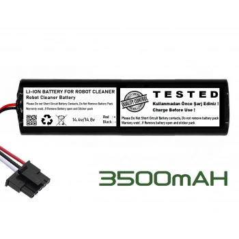 Viomi V2 Uyumlu 14.4V 3500mAh Li-ion Robot Süpürge Pili