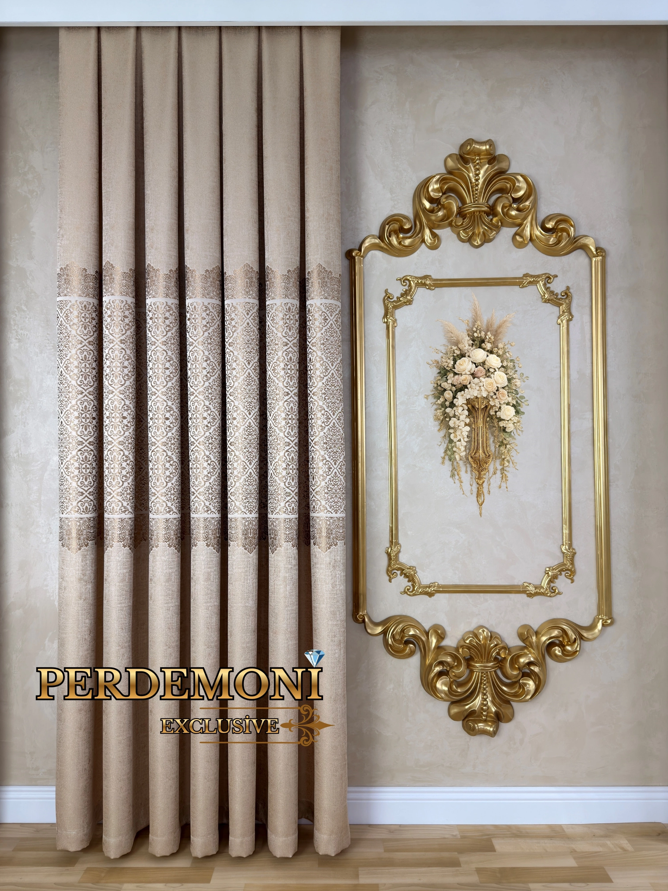 Mars Desen Pano Fon Perde 8 FARKLI RENK SEÇENEĞİ