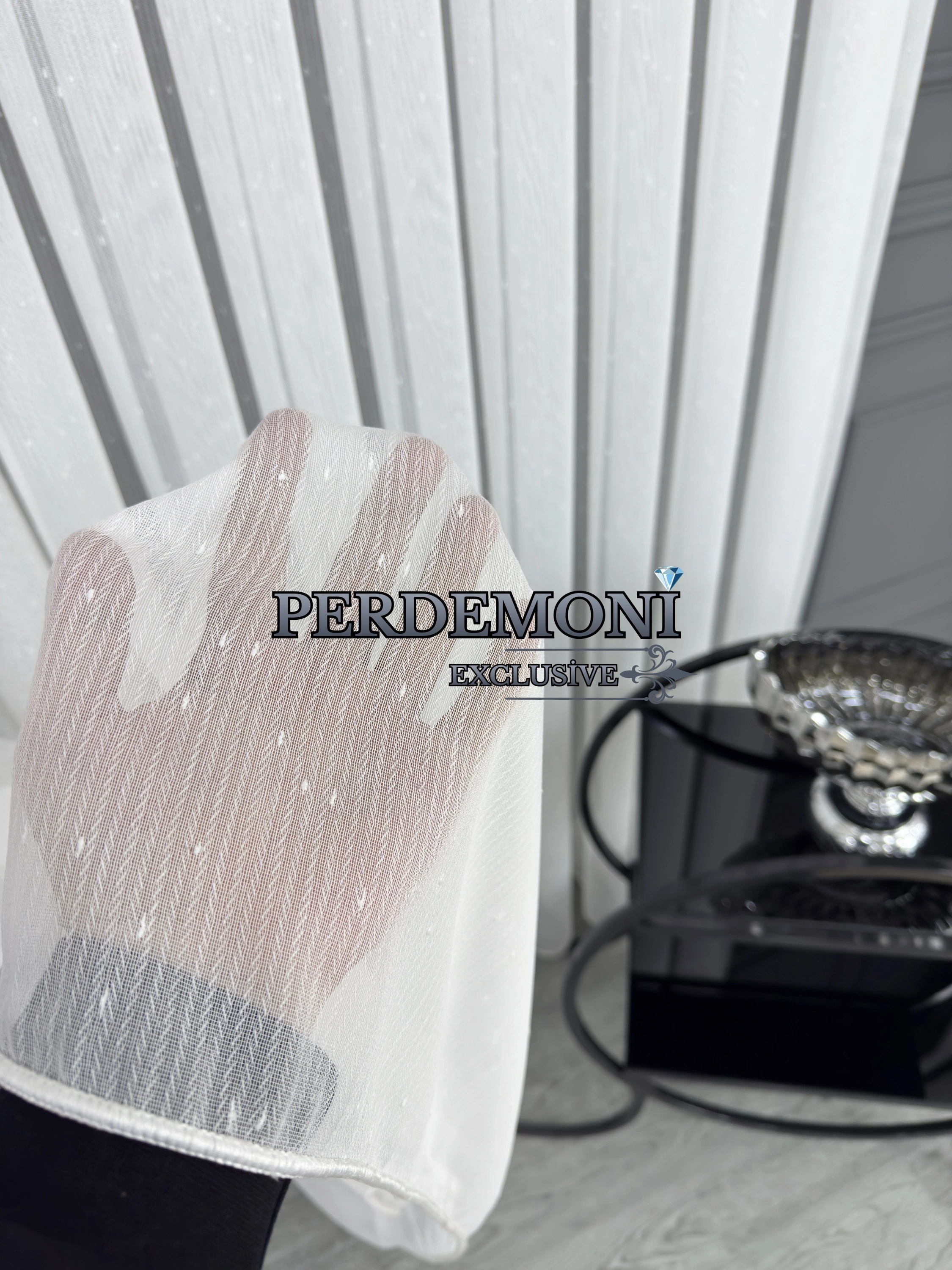 Siena Desen Etek Kurşunlu Tül Perde Ütü İstemez Gramajlı Ürün