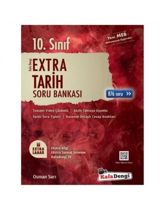 KAFA DENGİ YAYINLARI 10.SINIF TARİH SORU BANKASI EXTRA