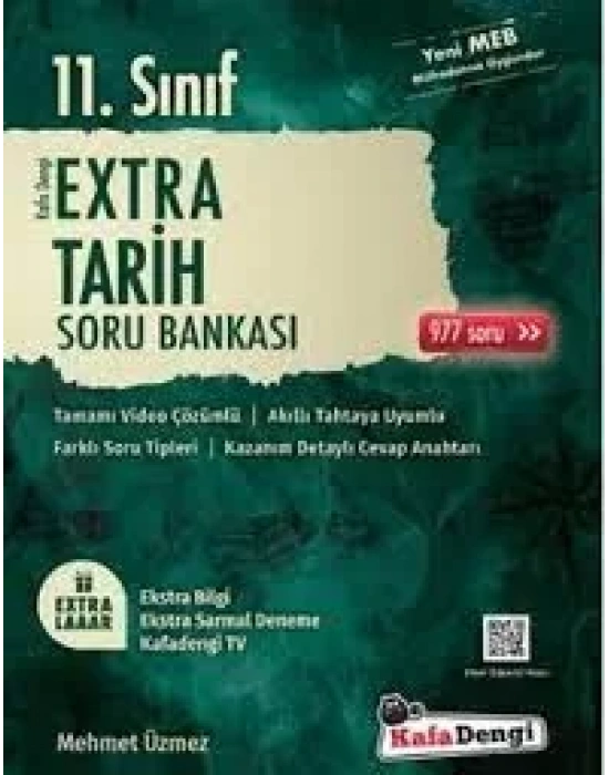 KAFA DENGİ YAYINLARI 11.SINIF TARİH SORU BANKASI EXTRA