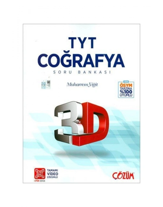3D Tyt Coğrafya Tamamı Video Çözümlü Soru Bankası
