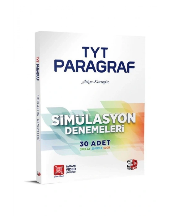 3D YAYINLARI TYT 3D Paragraf Simülasyon Denemeleri