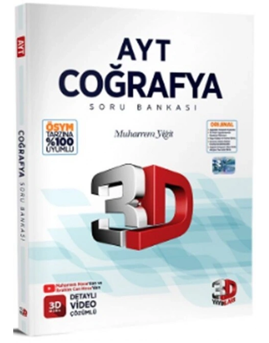 3D Yayınları AYT Coğrafya Soru Bankası