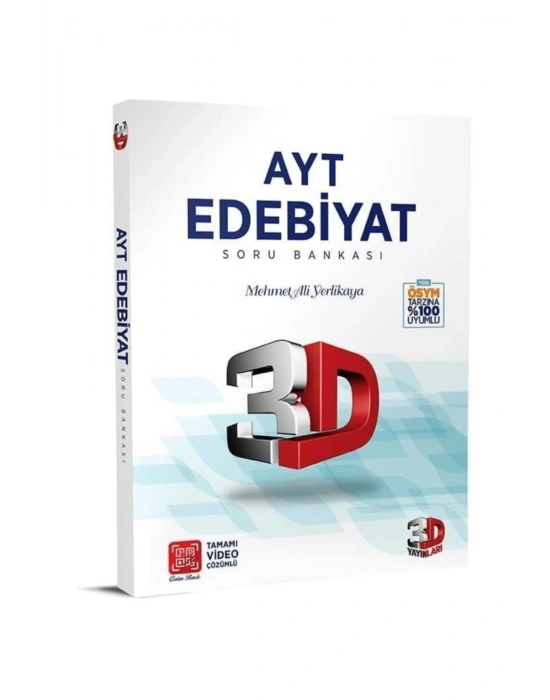 3d Yayınları Ayt Edebiyat Soru Bankası
