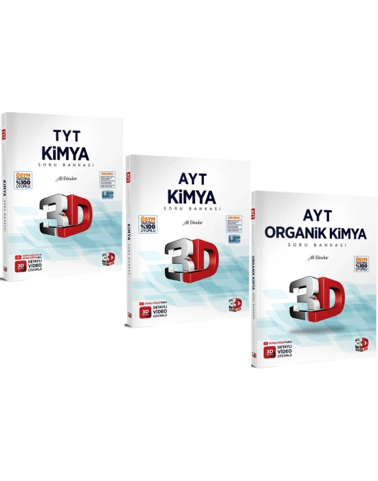 3D Yayınları TYT AYT Kimya Soru Bankası Seti