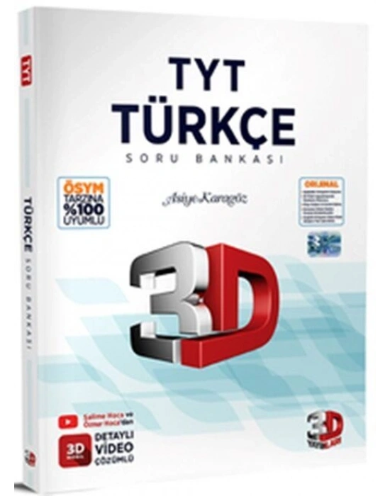 3D Yayınları TYT Türkçe Soru Bankası