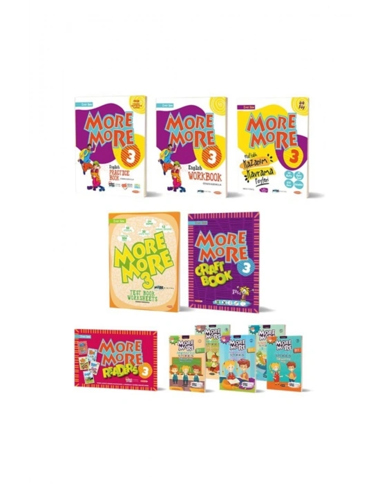 3.sınıf More & more Tam Set Kurmay Elt pr,tst,hky,kznm