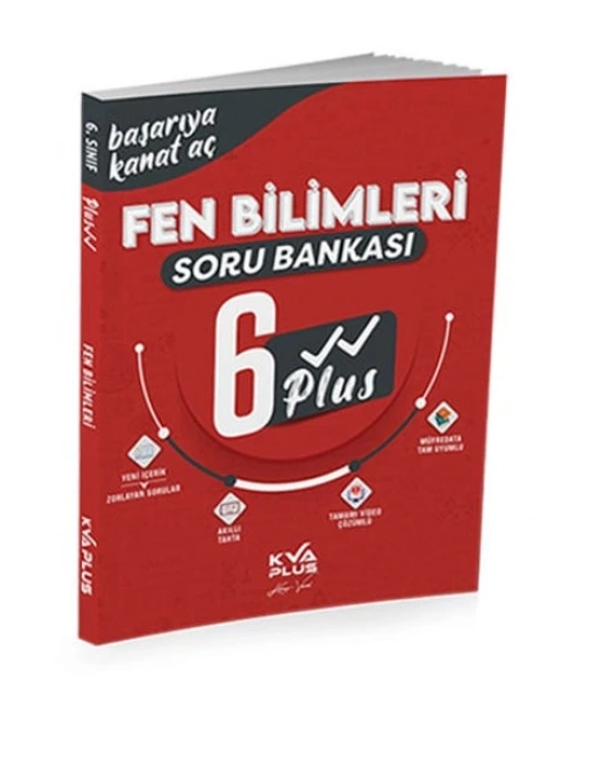KORAY VAROL YAYINLARI 6. SINIF FEN BİLİMLERİ PLUS SERİSİ SORU BANKASI