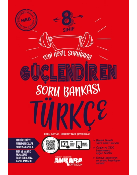 ANKARA YAYINCILIK 8. Sınıf Türkçe Güçlendiren Soru Bankası
