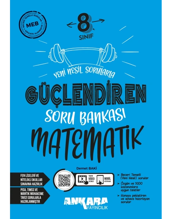 ANKARA YAYINCILIK 8. Sınıf Matematik Güçlendiren Soru Bankası